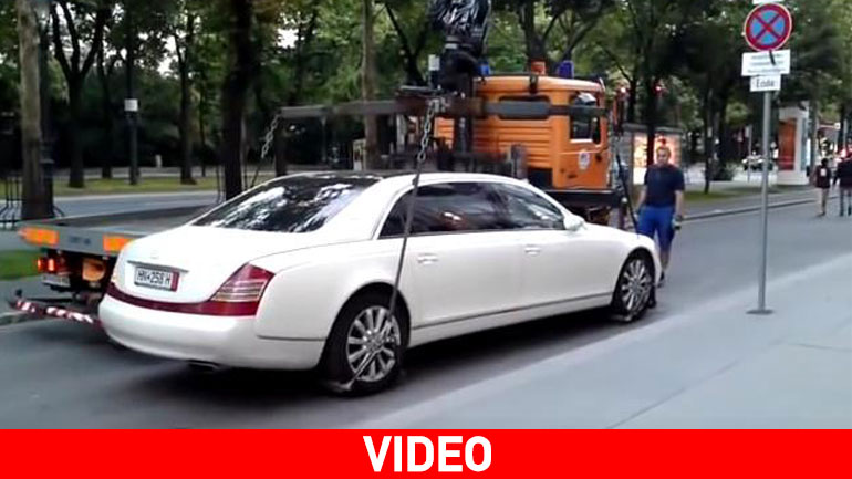 Ούτε γερανός δεν σηκώνει τη Maybach