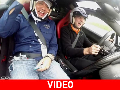 Απίστευτες αντιδράσεις στο δεξί μπάκετ της McLaren P1