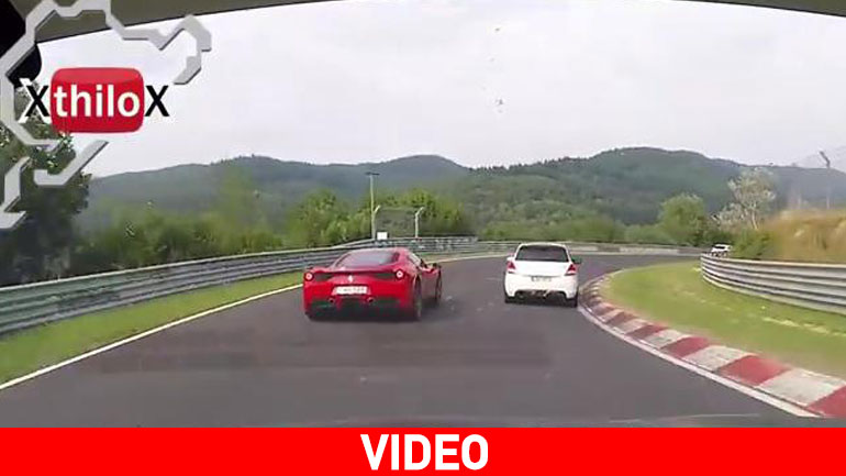 Renault Megane τα βάζει με Ferrari