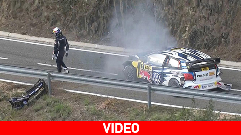 Το ατύχημα του Ogier στην Ισπανία