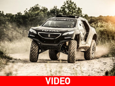 To νέο Peugeot 2008 DKR εν δράσει