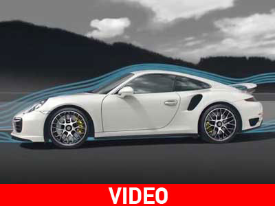 Η ενεργή αεροδυναμική της Porsche 911 Turbo