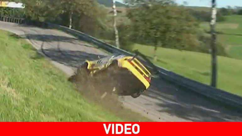 Άσχημη έξοδος σε αγώνα ράλι στην Ελβετία