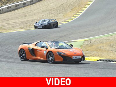 Ronaldo και Button στο τιμόνι των McLaren P1 και 650S Spider