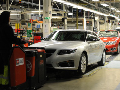 Διακόπηκε και πάλι η παραγωγή της Saab