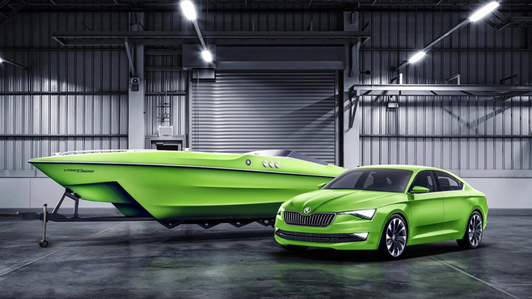 Αυτοκίνητο και σκάφος από την Skoda Αυτοκίνητο και σκάφος από την Skoda
