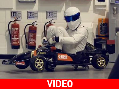 Ο Stig έκλεψε το μονοθέσιο της Lotus F1!