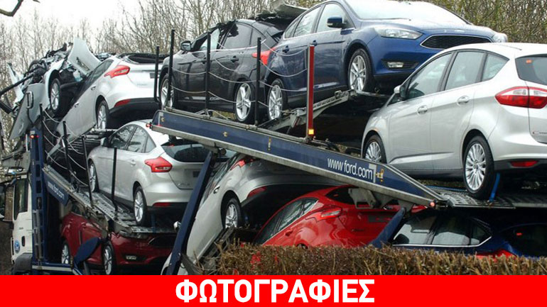 Οδηγός νταλίκας χτυπά σε γέφυρα καταστρέφοντας τα Focus