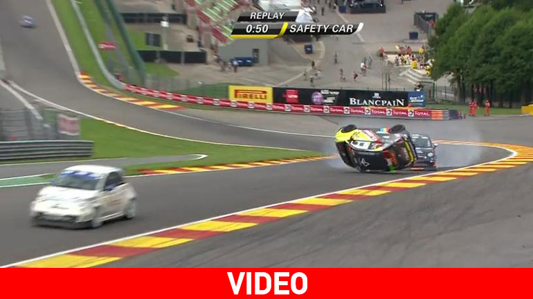 Θεαματική ανατροπή στο Spa-Francorchamps