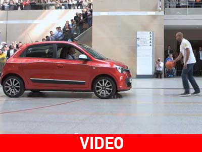 Ο Tony Parker εναντίον του νέου Renault Twingo