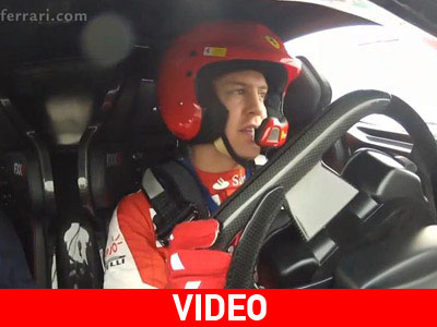 O Vettel οδηγεί την FXX K και απαντά στους φίλους της Ferrari