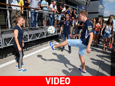 Οι οδηγοί της Red Bull μαθαίνουν μπάλα!
