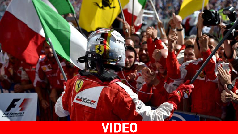 O Vettel τραγουδάει στα ιταλικά και τρελαίνει τους tifosi