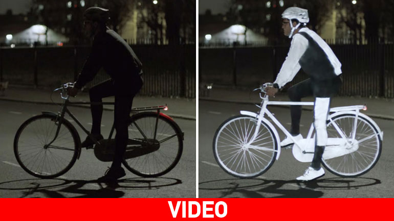 Η Volvo προστατεύει τους ποδηλάτες με βαφή που φωσφορίζει