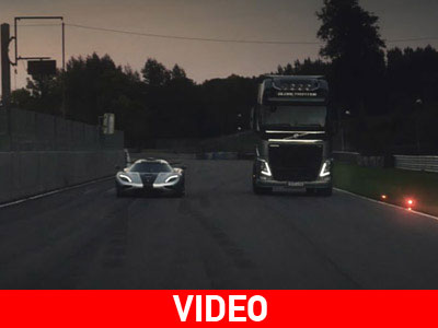 Τράκτορας εναντίον του ταχύτερου αυτοκινήτου!