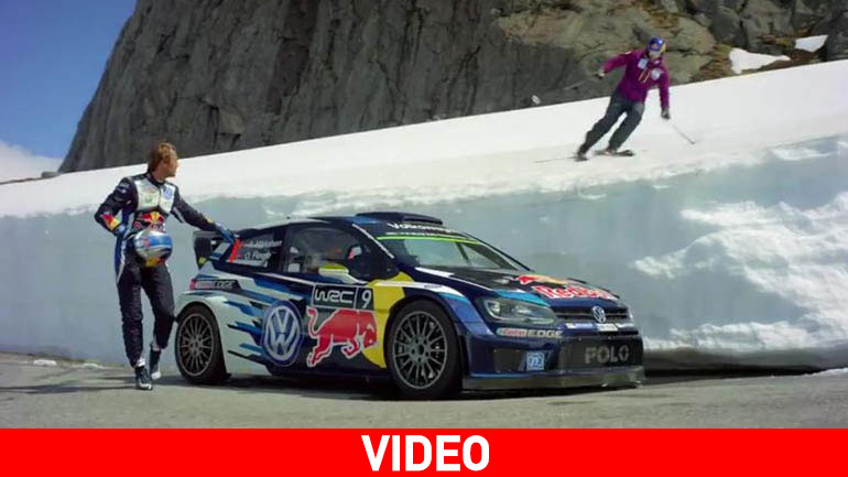 Οδηγός WRC εναντίον σκιέρ