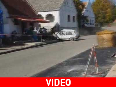 Αγωνιστικό αυτοκίνητο πέφτει πάνω στους θεατές