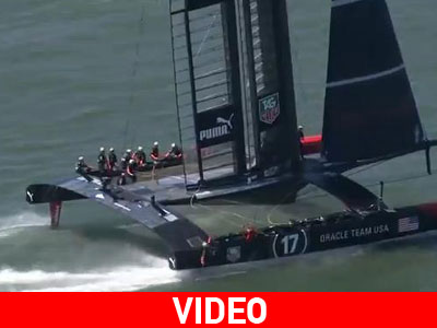 Απίστευτη πτώση από αγωνιστικό σκάφος