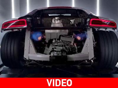 Ο κινητήρας του Audi R8 σε κοινή θέα!