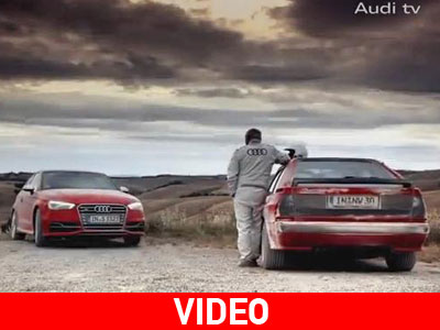 Το Audi S3 εναντίον του Sport Quattro του 1983!