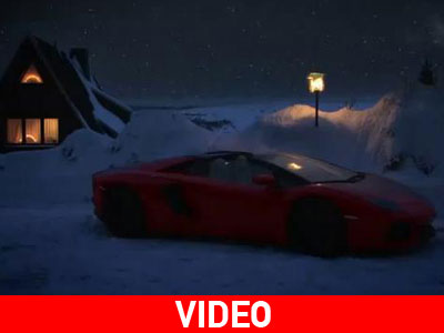 Άγιος Βασίλης με… Lamborghini!