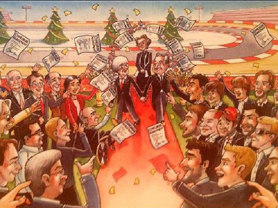 Ο Bernie Ecclestone και η Χριστουγεννιάτικη κάρτα του