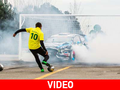 Ken Block και Neymar Jr σε ένα απίστευτο video