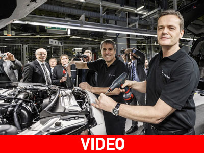 H νέα C-Class στη γραμμή παραγωγής