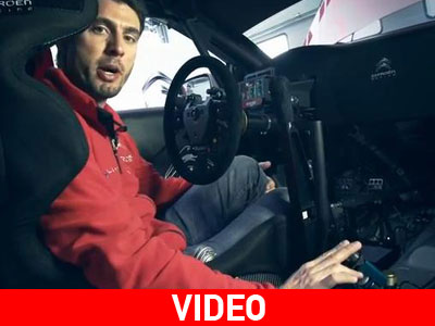 Το εσωτερικό του αγωνιστικού Citroen C-Elysee WTCC