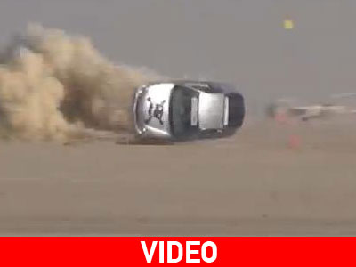 Τούμπαρε με περισσότερα από 300 χλμ./ώρα!