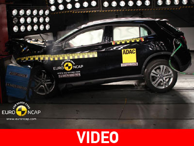 Πεντάστερη η Mercedes GLA στα crash test
