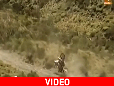 Τρομακτική πτώση στο Dakar