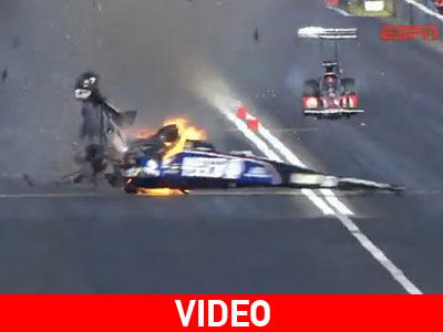 Τρομακτικό ατύχημα σε αγώνες Dragster