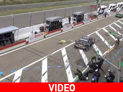 O Schumacher παρέσυρε και τραυμάτισε τέσσερις μηχανικούς