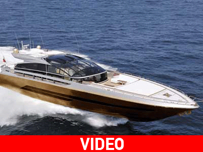 SuperYacht φτιαγμένο από χρυσό!!