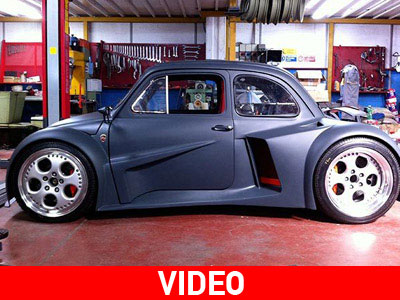 Fiat 500αρακι με κινητήρα Lamborghini!