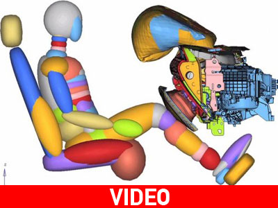 Καινοτόμος αερόσακος γονάτων συνοδηγού από τη Ford