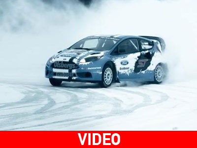 To πανίσχυρο Fiesta ST rallycross στα χιόνια