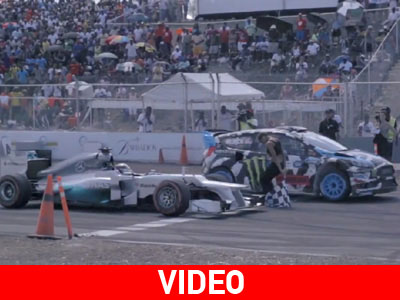 Επική κόντρα ανάμεσα σε Lewis Hamilton και Ken Block