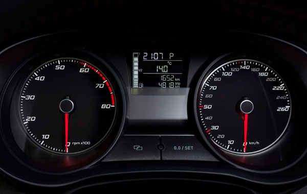 Σπορ πινελιές στον πίνακα οργάνων