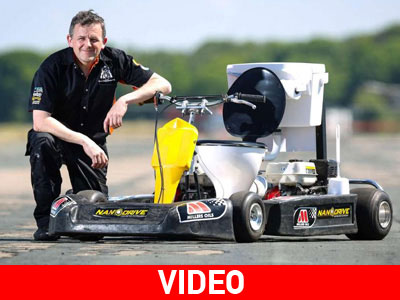 Ρεκόρ ταχύτητας από όχημα με… τουαλέτα!