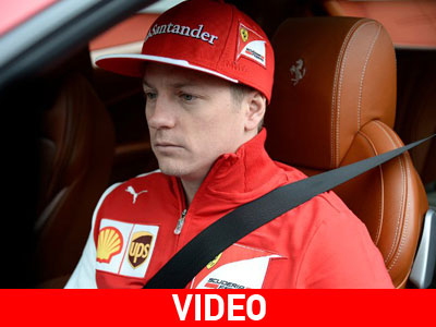 Ο Raikkonen δοκιμάζει τη Ferrari FF!