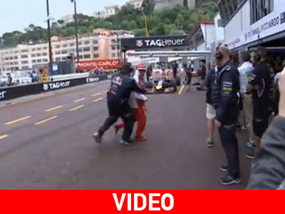 Απρόσεκτος ο Raikkonen, παραλίγο να τον πατήσει ο Vettel!