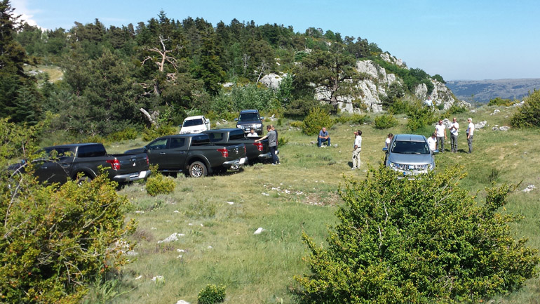 Ώρα για ξεκούραση στο μέσο της διαδρομής