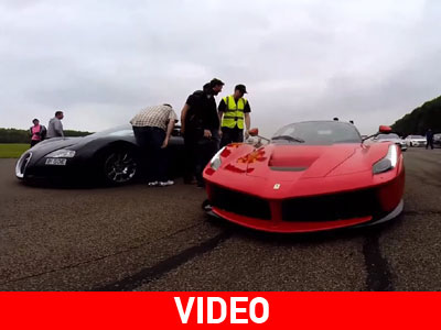 Η LaFerrari εναντίον της Bugatti Veyron