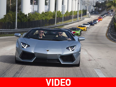 Πρώτο τεστ της Lamborghini Aventador Roadster