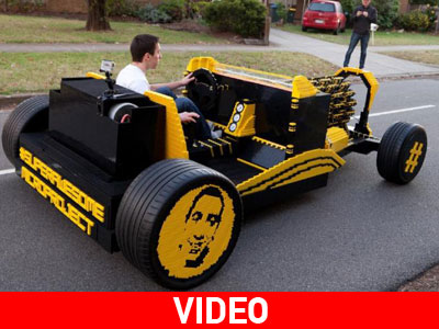 Έφτιαξαν «κανονικό» αυτοκίνητο με τουβλάκια lego!