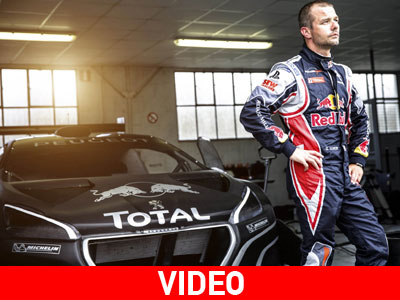 O «πύραυλος» της Peugeot στα χέρια του Loeb!