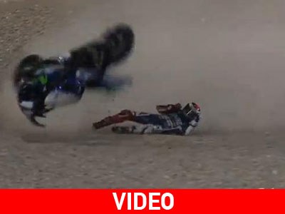 Η πτώση του Lorenzo στο GP του Κατάρ