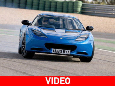Η αυτόματη Lotus Evora στην πίστα